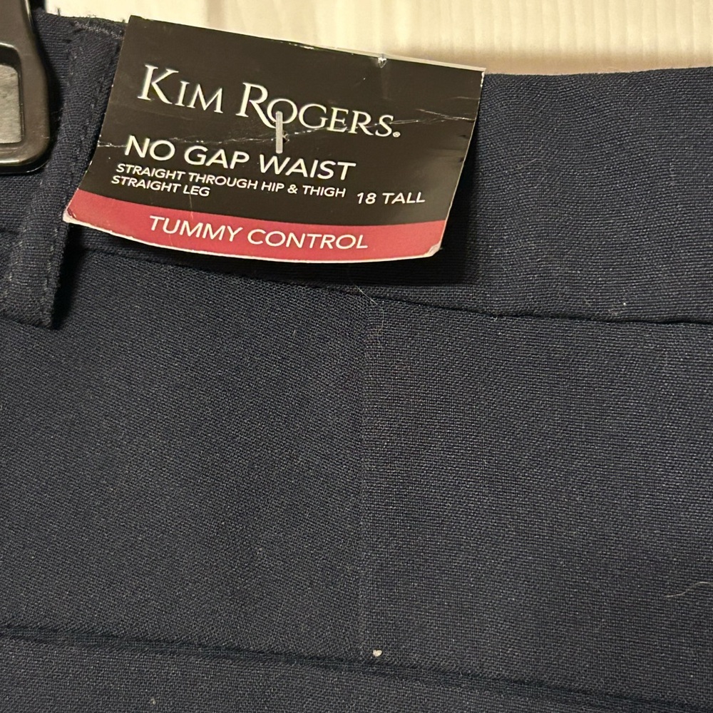 Kim Rogers Dark Blue Tummy Control Pants